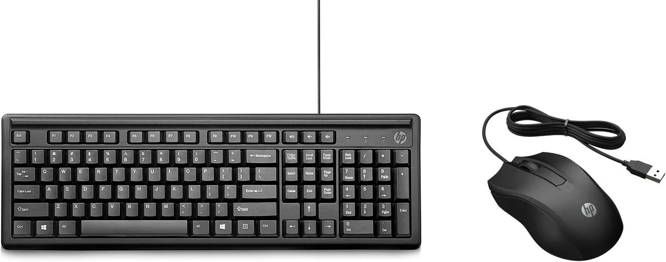 keyboard-mouse-2-hp-original-imaftagz6vvwvgzu HP Keyboard + Mouse Combo Set (Black) - Image 1