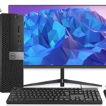 DELL (Renewed) Desktop PC Set 21.5Inch Matrix LCD ,Turbo speed best for home &office - Windows 11 Pro, Intel, 6500T ( Matrix FHD Monitor with 1 year Warranty)