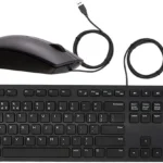 DELL Wired Keyboard KB216 & Wired Optical Mouse MS116 Combo (Zb_03) Combo Set (Black)