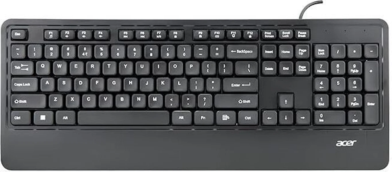 wired-keyboard-with-palm-rest-co-pilot-shortcut-key-rupee-symbol-original-imahj5z7zzwfd8gz Acer Wired Keyboard with Palm Rest |Co-Pilot Shortcut Key | Rupee ₹ Symbol Wired USB Standard Desktop Keyboard Compatible with Laptop, Desktop (Black) - Image 1